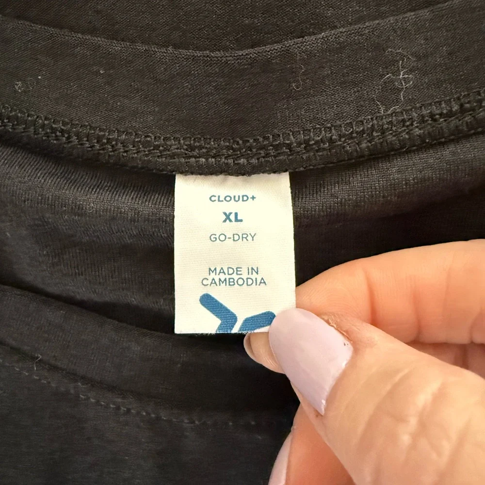 Old Navy Cloud + Ultra Cropped Wrap Front Top